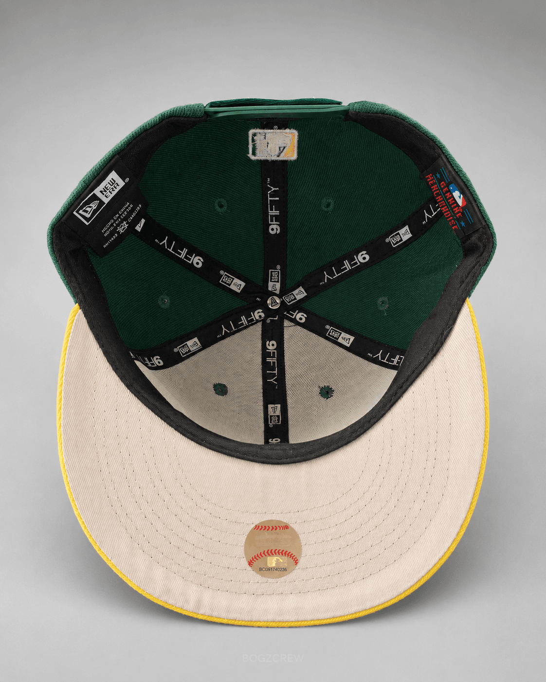 Oakland A's — Verde con Amarillo — vista